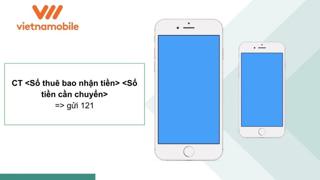 Cách chuyển tiền từ SIM này sang SIM khác của sim Vietnamobile