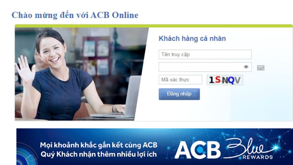 Đổi tên đăng nhập ACB Online