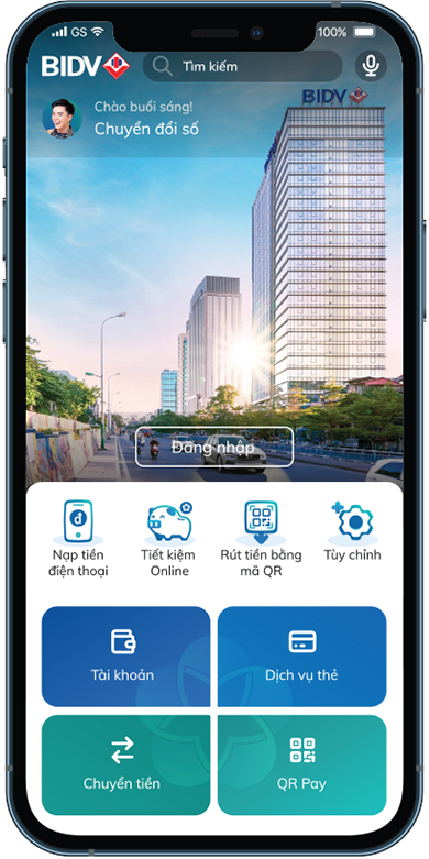 Kiểm tra số tài khoản bằng app BIDV Smart Banking