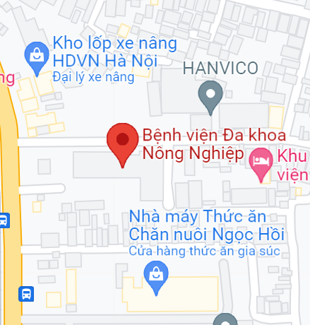 Địa chỉ bệnh viên Đa khoa Nông nghiệp cơ sở 1