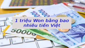 Read more about the article 1 triệu Won bằng bao nhiêu tiền Việt? Tỷ giá hôm nay?